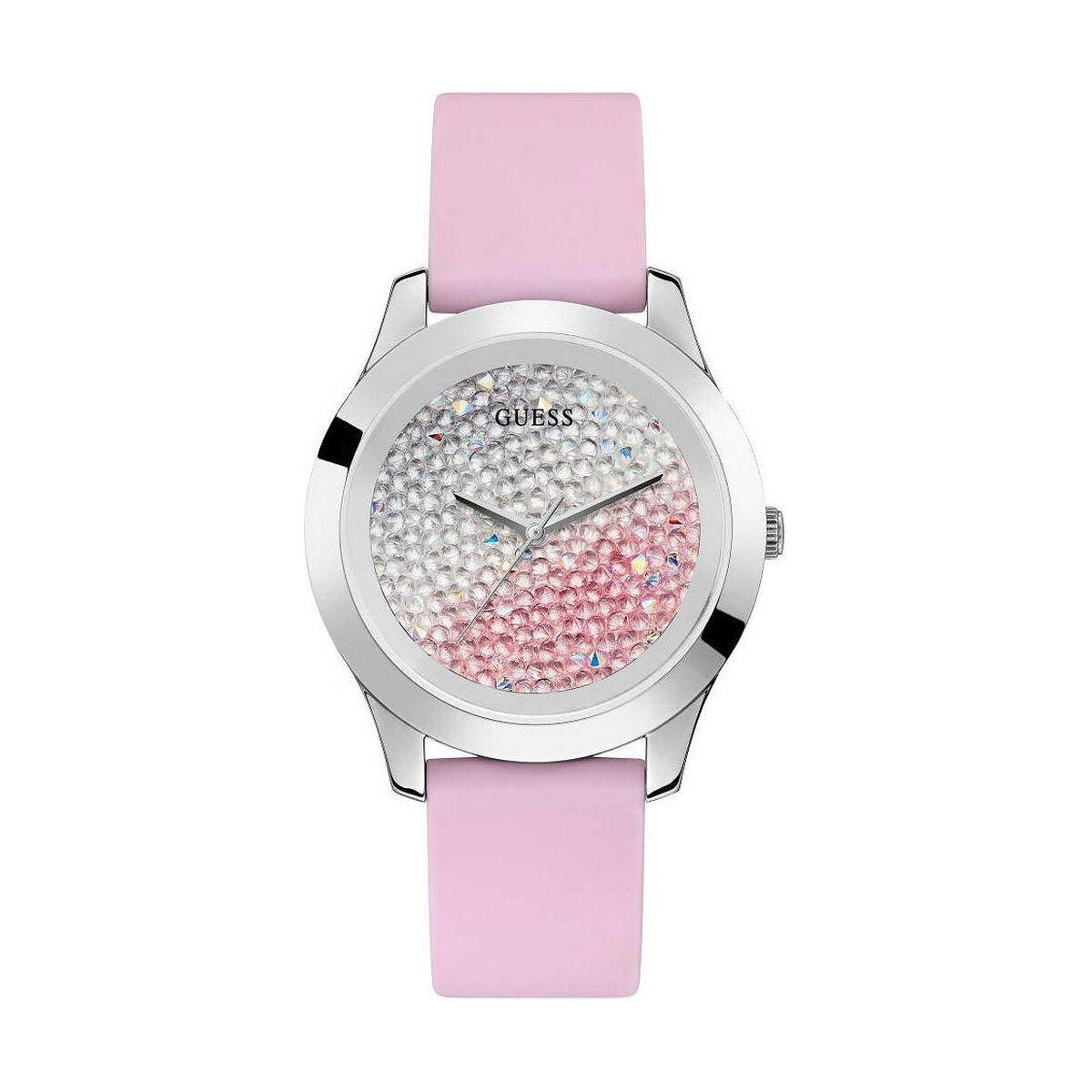 Montre Femme Guess W1223L1 – Élégance Moderne, Quartz & Bracelet Silicone