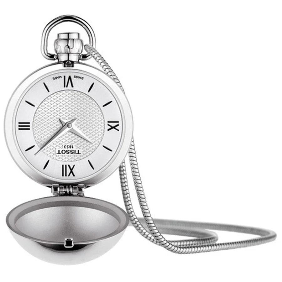 Montre de Poche Tissot T-POCKET (Ø 22 mm) – Quartz Suisse, Verre Saphir, Étanche 3 ATM