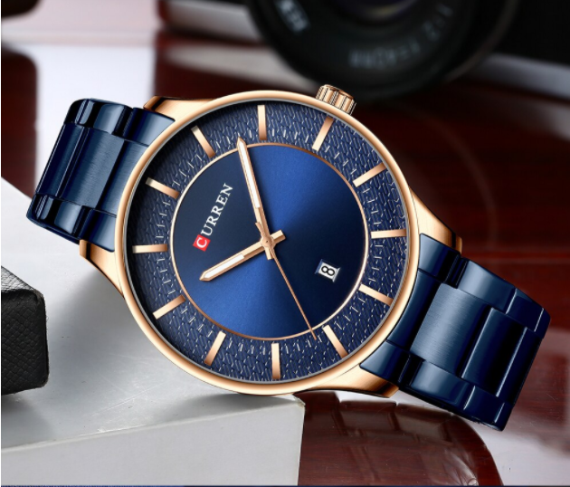 Montre Homme CURREN Classic Metal I 5511413 – Quartz Japonais Seiko, Alliage Robuste, Ø 49 mm, Étanche 30M