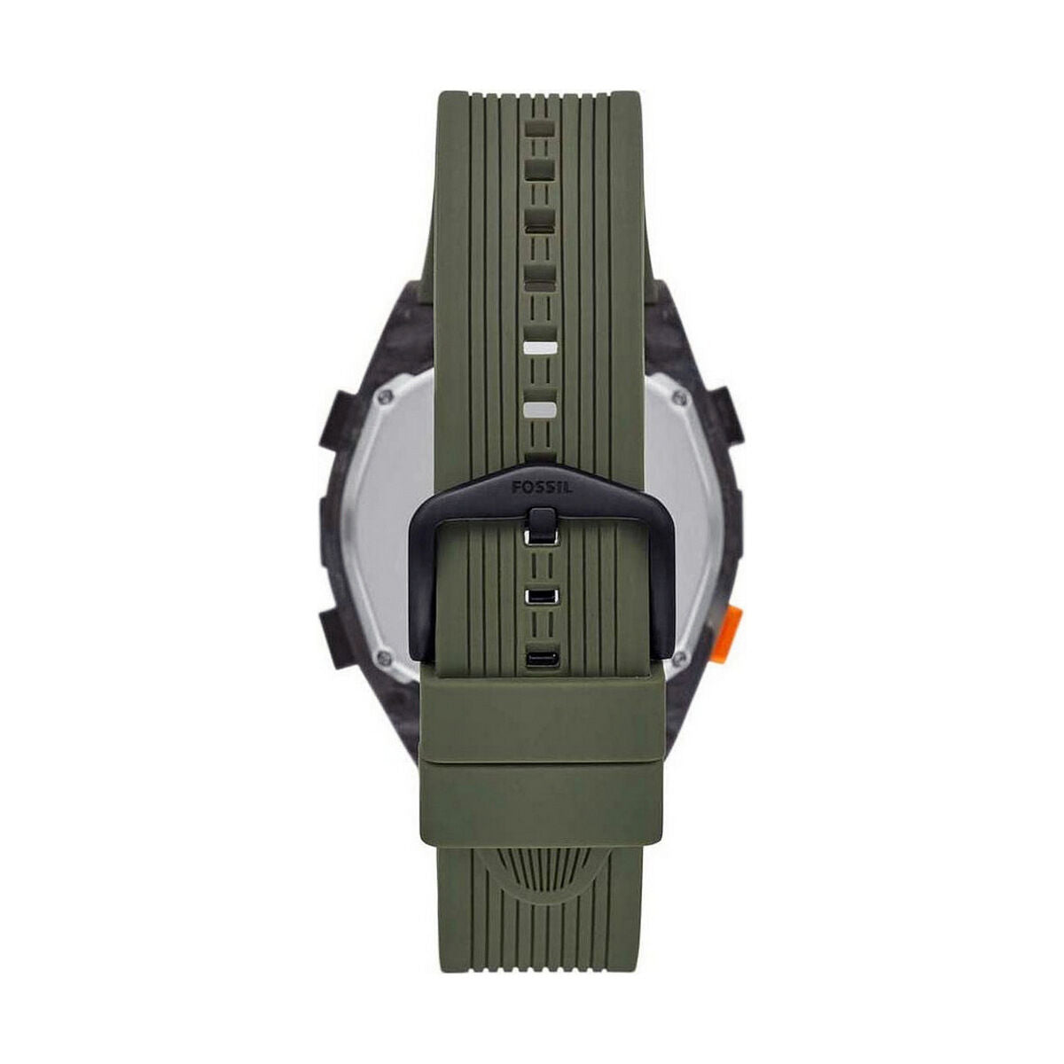 Montre Homme Fossil EVERETT SOLAR DIGITAL (Ø 45 mm) – Quartz Multifonction, Bracelet Silicone, Étanche 5 ATM