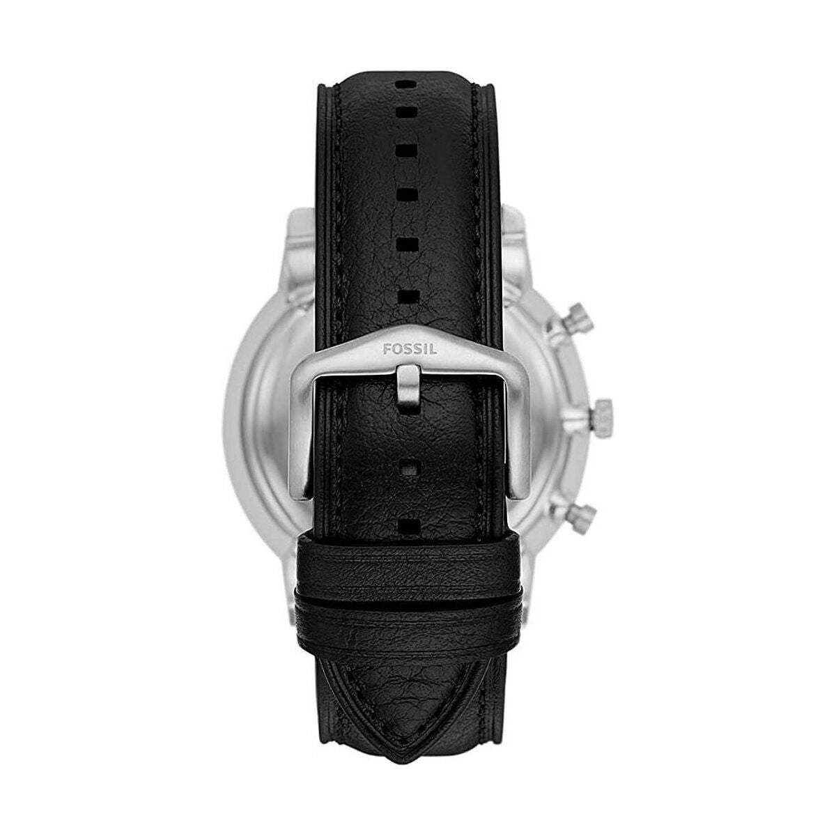 Montre Homme Fossil EVERETT (Ø 44 mm) – Quartz Multifonction, Bracelet Silicone, Étanche 10 ATM