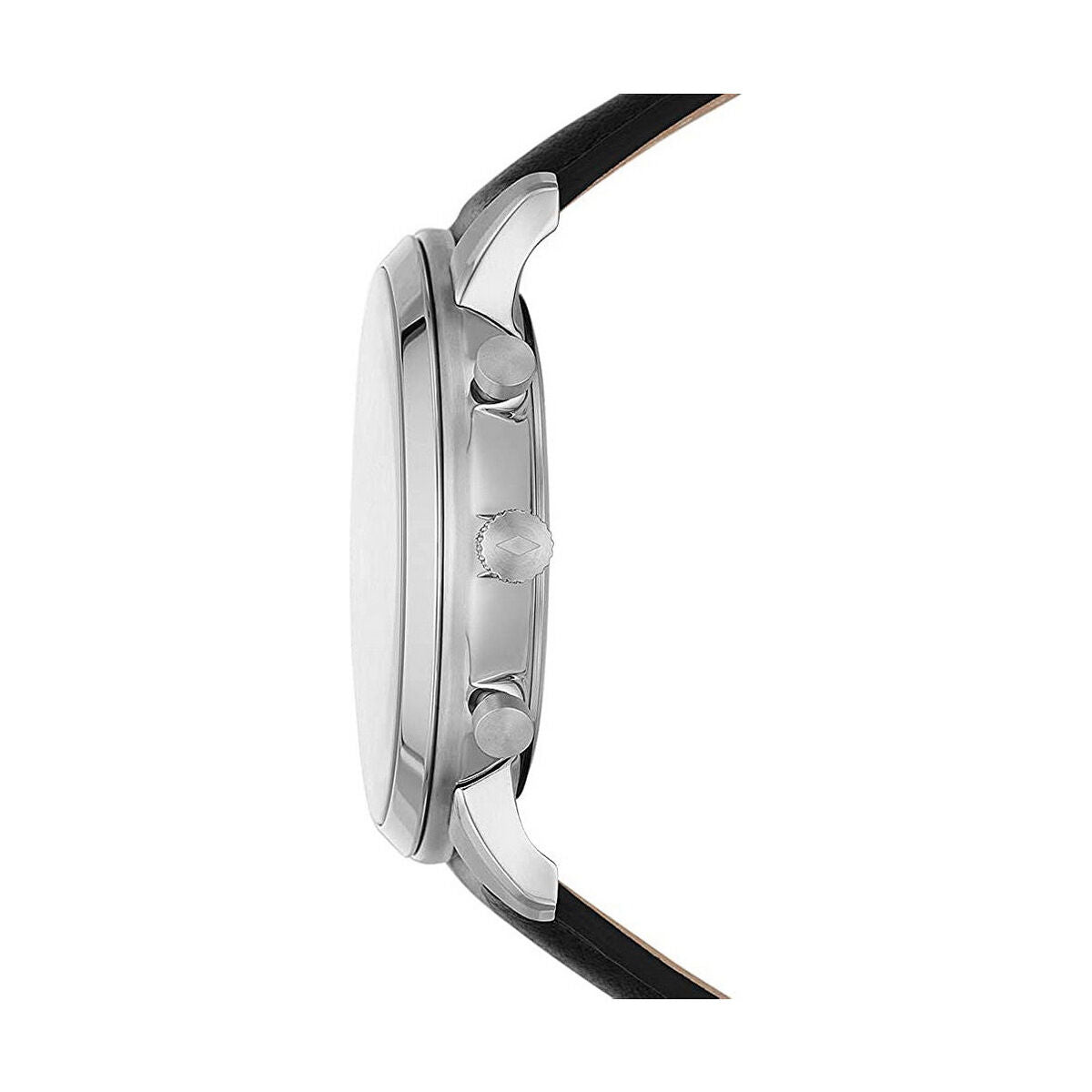 Montre Homme Fossil EVERETT (Ø 44 mm) – Quartz Multifonction, Bracelet Silicone, Étanche 10 ATM