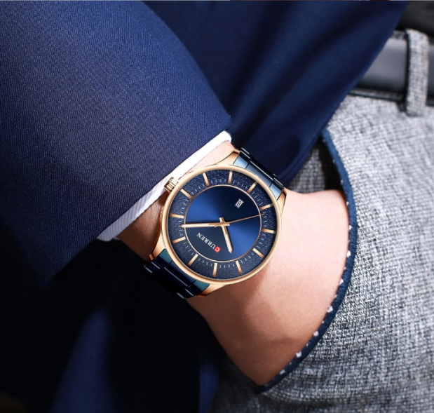 Montre Homme CURREN Classic Metal I 5511413 – Quartz Japonais Seiko, Alliage Robuste, Ø 49 mm, Étanche 30M
