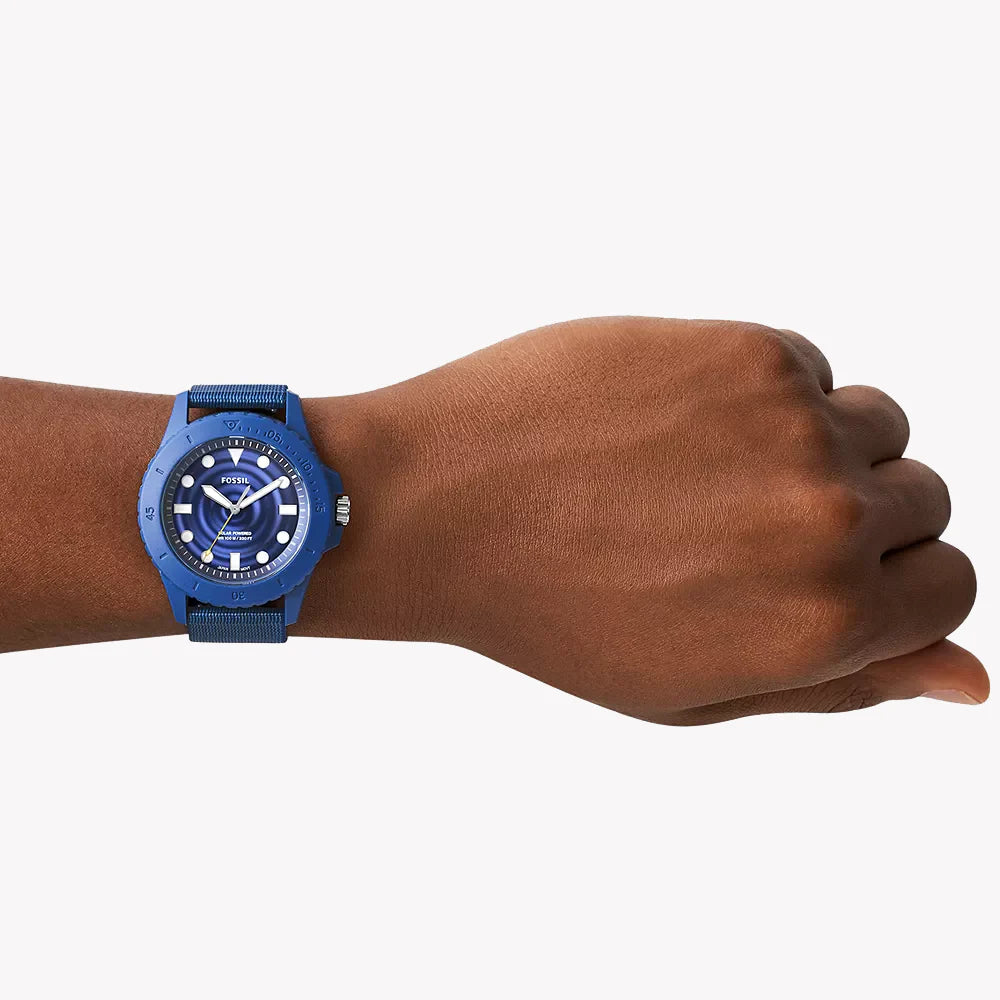 Montre Homme Fossil FB-01 – Solaire, Étanche 10 ATM, Verre Minéral