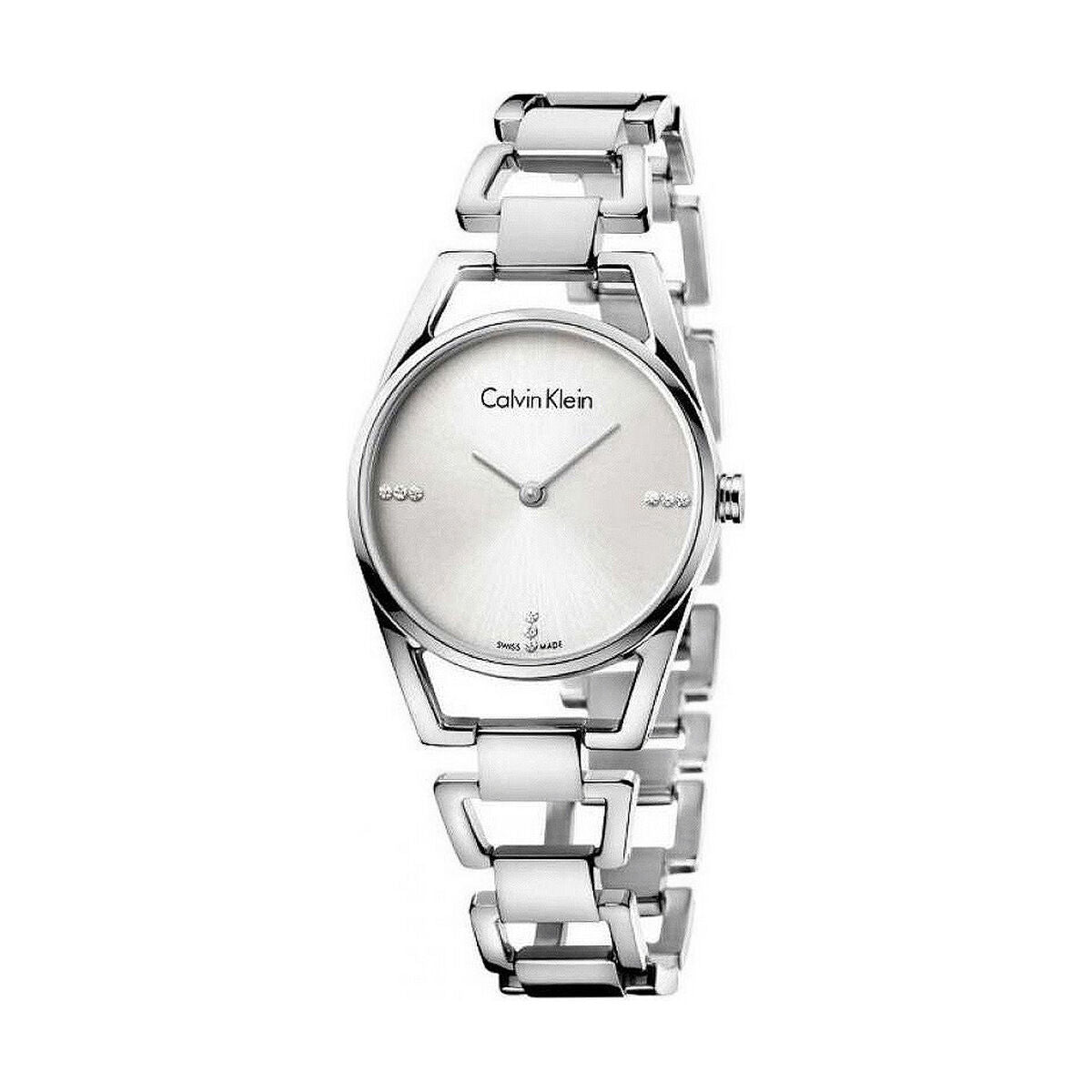 Montre Femme Calvin Klein DAINTY Diamonds – Quartz, Ø 30 mm, Acier inoxydable, Étanche 3 ATM