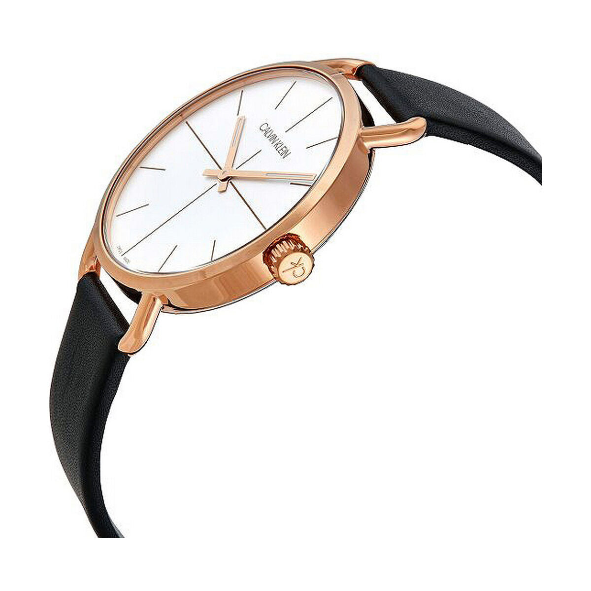 Montre Homme Calvin Klein EVEN – Quartz, Bracelet Cuir, Étanche 3 ATM