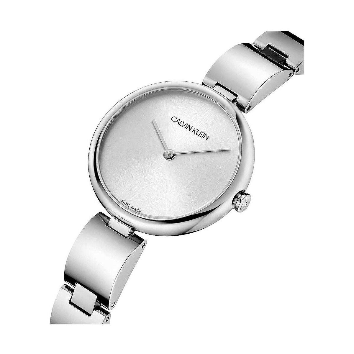 Montre Femme Calvin Klein WAVY (Ø 32 mm) – Quartz, Bracelet Acier, Étanche 3 ATM