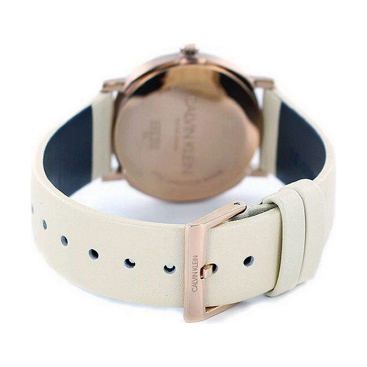 Montre Femme Calvin Klein POSH – Quartz, Ø 32 mm, Bracelet Cuir, Étanche 3 ATM