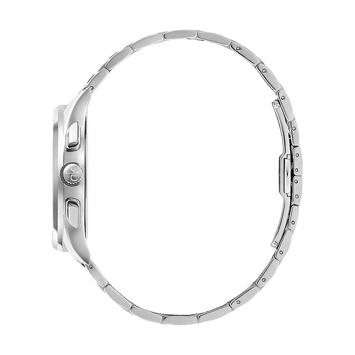 Montre Homme Calvin Klein COMPLETION – Quartz Chronographe, Acier Inoxydable, Ø 43 mm, Verre Saphir – Étanche 5 ATM