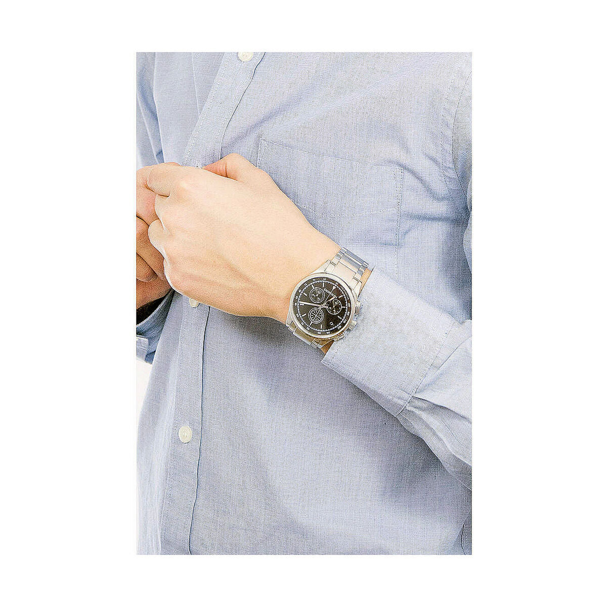 Montre Homme Calvin Klein COMPLETION – Quartz Chronographe, Acier Inoxydable, Ø 43 mm, Verre Saphir – Étanche 5 ATM