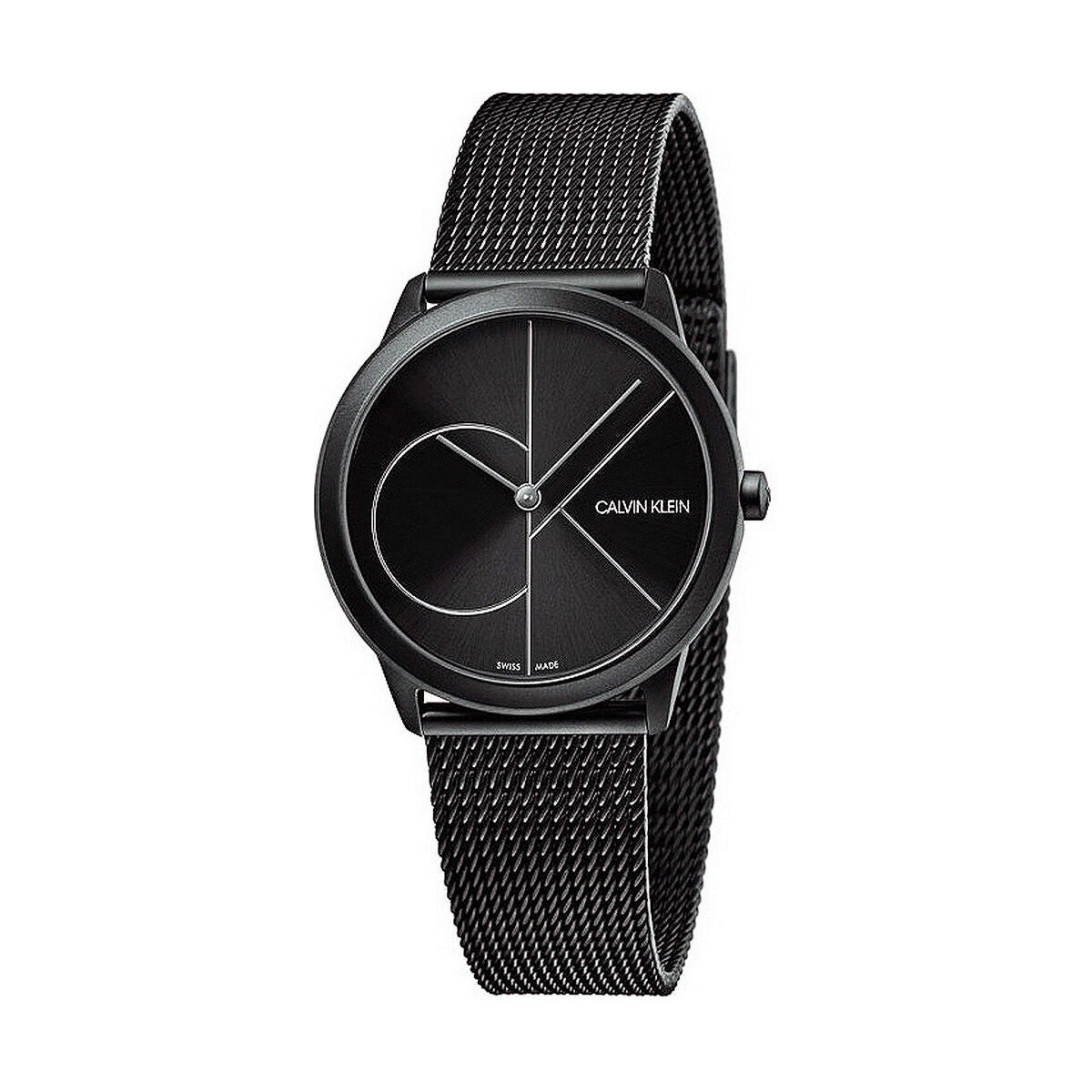 Montre Femme Calvin Klein MINIMAL – Quartz, Ø 35 mm, Étanche 3 ATM, Bracelet PVC