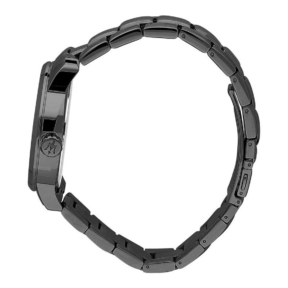 Montre Homme Maserati R8823121001 (Ø 44 mm) – Automatique, Acier Noir, Cadran Bleu, Étanche 5 ATM