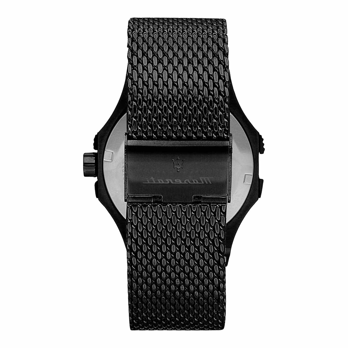 Montre Homme Maserati R8853144002 (Ø 44 mm) – Quartz, Acier Inoxydable Noir, Étanche 10 ATM