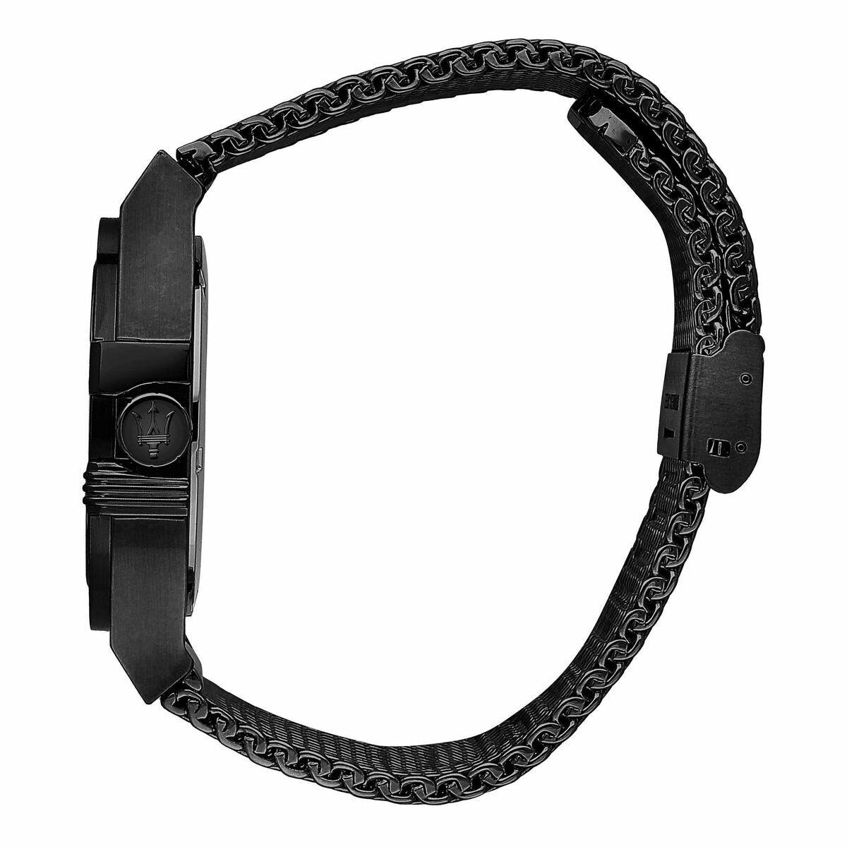 Montre Homme Maserati R8853144002 (Ø 44 mm) – Quartz, Acier Inoxydable Noir, Étanche 10 ATM