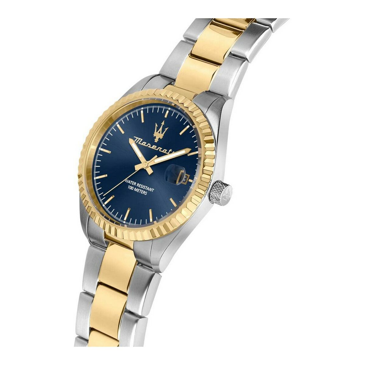 Montre Unisexe Maserati R8853100027 (Ø 43 mm) – Quartz, Acier Inoxydable, Cadran Bleu, Étanche 10 ATM