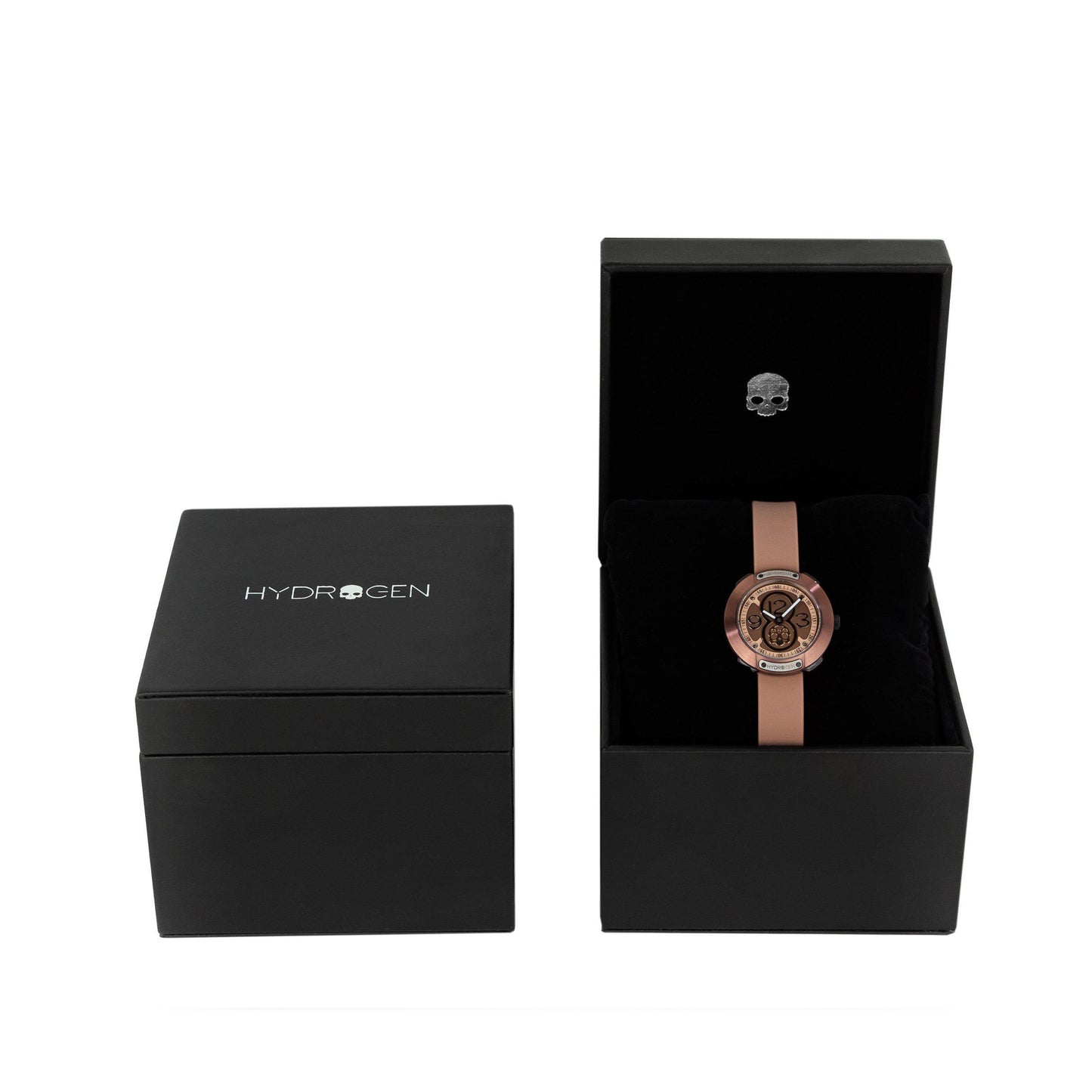 Montre Vista Numero All Brown (Ø 29 mm) – Acier Brun Ionisé, Cadran Marron, Bracelet Silicone Marron Monobloc
