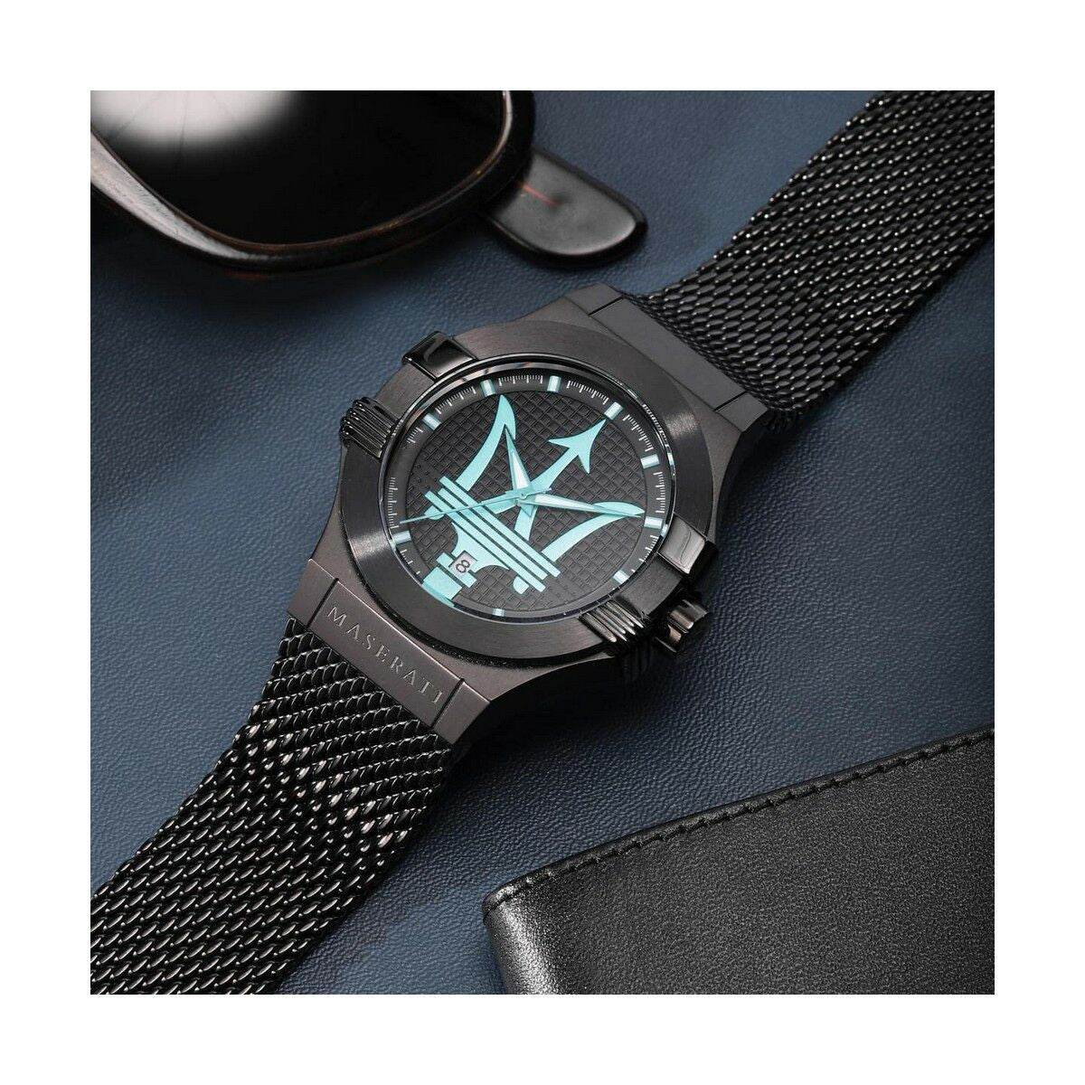 Montre Homme Maserati R8853144002 (Ø 44 mm) – Quartz, Acier Inoxydable Noir, Étanche 10 ATM
