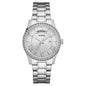 Montre Femme Guess W0764L1 – 38 mm, Acier Inoxydable Argent, Quartz, Cadran Argenté