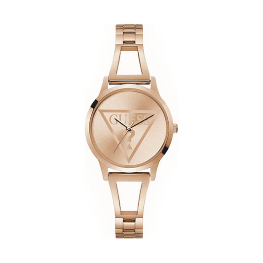 Montre Femme Guess W1145L4 – 36 mm, Acier Rose, Cadran Rose, Quartz
