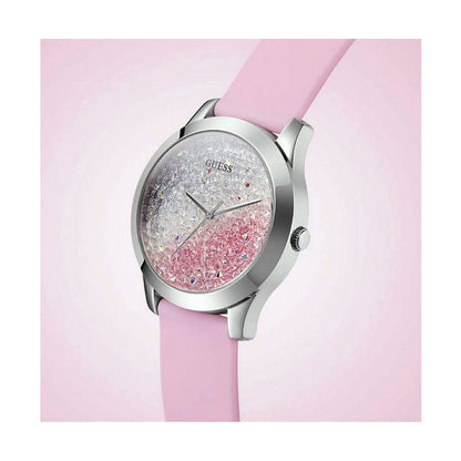 Montre Femme Guess W1223L1 – Élégance Moderne, Quartz & Bracelet Silicone