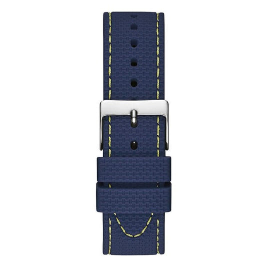 Montre Homme Guess W1256G3 (Ø 46 mm) – Quartz, Design Bleu Sport & Bracelet Caoutchouc