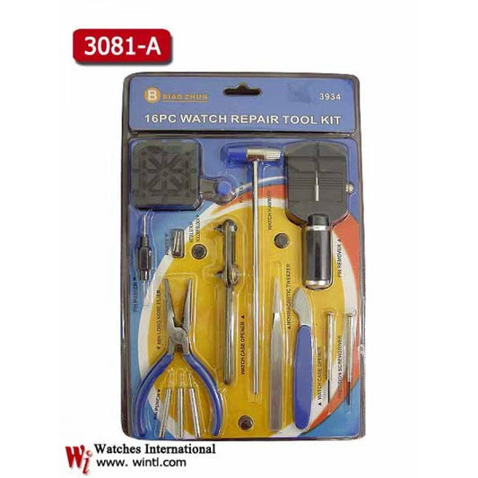 Kit de Réparation de Montres Complet – Ajustement Bracelet & Goupilles, Tournevis et Outils Horloger – 1 Set avec Boîte de Rangement