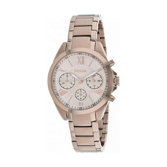 Montre Femme Fossil JUSTINE (Ø 36 mm) – Quartz Chronographe, Acier Inoxydable, Étanche 5 ATM