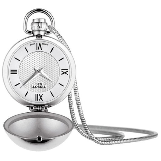 Montre de Poche Tissot T-POCKET (Ø 22 mm) – Quartz Suisse, Verre Saphir, Étanche 3 ATM
