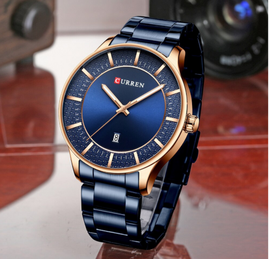Montre Homme CURREN Classic Metal I 5511413 – Quartz Japonais Seiko, Alliage Robuste, Ø 49 mm, Étanche 30M
