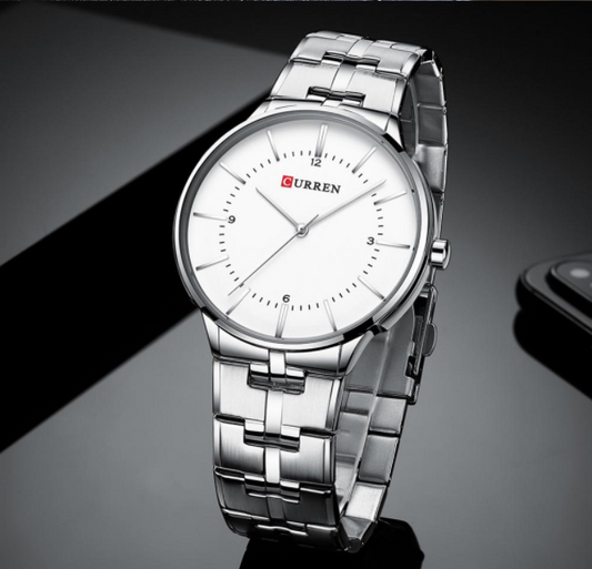 Montre Homme CURREN Discreet Classic Metal I 551171 – Quartz Japonais, Acier Inoxydable, Ø 42 mm, Étanche 30M
