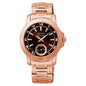 Montre Femme Seiko SRKZ64P1 (Ø 31,5 mm) – Quartz, Acier Inoxydable, Bracelet Rose, Verre Saphir, Étanche 10 ATM