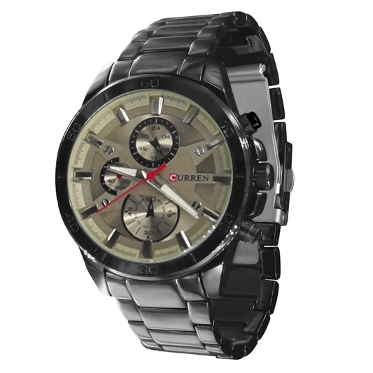 Montre Homme CURREN Metal Band 550681 – Quartz Seiko Japonais, Étanche, Classique & Élégante
