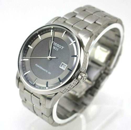 Montre Homme Tissot T-CLASSIC Powermatic 80 (Ø 41 mm) – Automatique Suisse, Acier Inoxydable, Verre Saphir, Étanche 5 ATM
