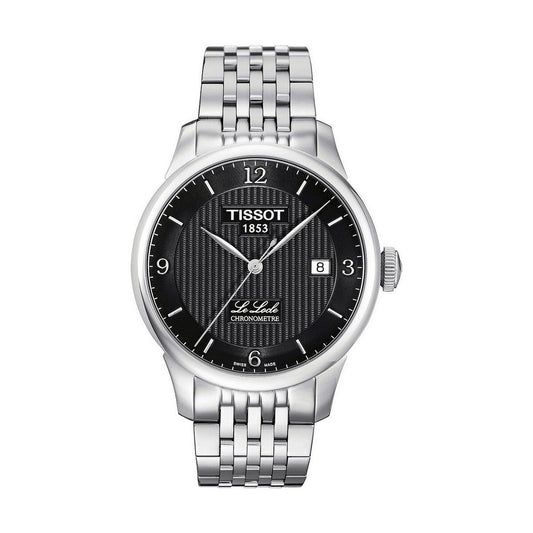 Montre Homme Tissot LE LOCLE (Ø 39 mm) – Automatique, Bracelet Acier Inoxydable, Verre Saphir, Étanche 3 ATM
