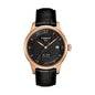 Montre Homme Tissot LE LOCLE (Ø 39 mm) – Automatique Suisse, Bracelet Cuir, Verre Saphir, Étanche 3 ATM