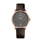 Montre Homme Mido (Ø 40 mm) – Automatique, Date, Bracelet Cuir, Verre Saphir, Étanche 30 ATM