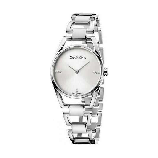 Montre Femme Calvin Klein DAINTY Diamonds – Quartz, Ø 30 mm, Acier inoxydable, Étanche 3 ATM