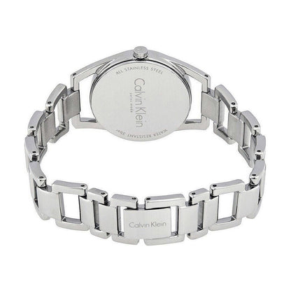Montre Femme Calvin Klein DAINTY Diamonds – Quartz, Ø 30 mm, Acier inoxydable, Étanche 3 ATM
