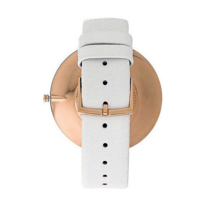 Montre Femme Calvin Klein FULL MOON – Quartz, Bracelet Cuir, Étanche 3 ATM