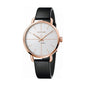 Montre Homme Calvin Klein EVEN – Quartz, Bracelet Cuir, Étanche 3 ATM