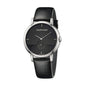 Montre Homme Calvin Klein ESTABLISHED – Quartz, Bracelet Cuir, Ø 43 mm, Étanche 3 ATM