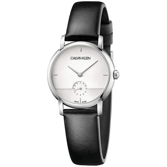 Montre Femme Calvin Klein ESTABLISHED – Quartz, Acier Inoxydable, Ø 32 mm – Élégance & Modernité