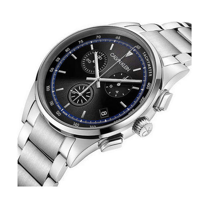 Montre Homme Calvin Klein COMPLETION – Quartz Chronographe, Acier Inoxydable, Ø 43 mm, Verre Saphir – Étanche 5 ATM