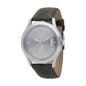Montre Homme Maserati TRADIZIONE (Ø 40 mm) – Quartz, Bracelet Cuir, Étanche 5 ATM, Cadran Gris