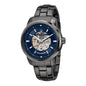 Montre Homme Maserati R8823121001 (Ø 44 mm) – Automatique, Acier Noir, Cadran Bleu, Étanche 5 ATM