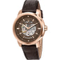 Montre Homme Maserati R8821121001 (Ø 44 mm) – Quartz, Bracelet Cuir Brun, Cadran Marron, Étanche 5 ATM