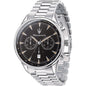 Montre Homme Maserati R8873646004 (Ø 45 mm) – Quartz Chronographe, Acier Inoxydable Argenté, Étanche 10 ATM