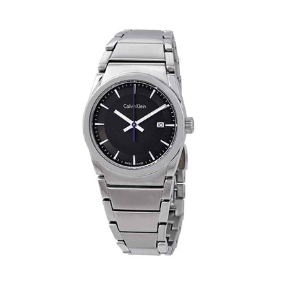 Montre Femme Calvin Klein K6K33143 – Acier Inoxydable Gris, Quartz, Étanche 5 ATM, Ø 30 mm