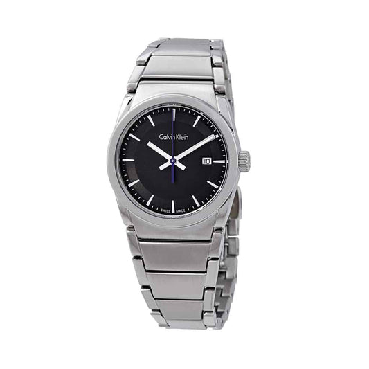 Montre Femme Calvin Klein K6K33143 – Acier Inoxydable Gris, Quartz, Étanche 5 ATM, Ø 30 mm