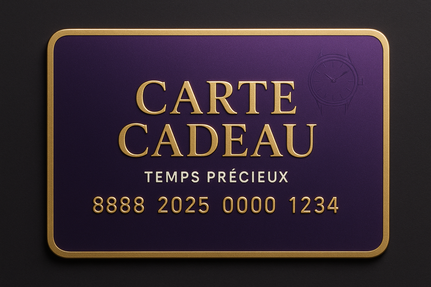 Carte cadeau digital Temps précieux